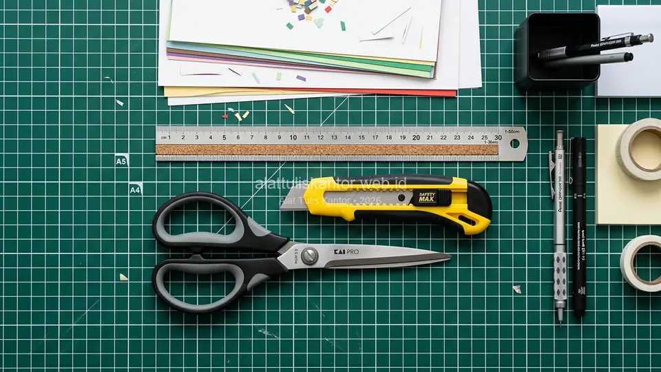 Aspek Keamanan Kerja: Memilih Gunting dan Cutter Kantor yang Ergonomis