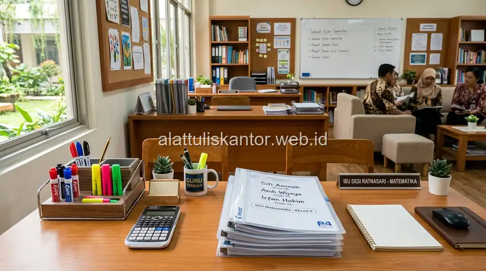 Daftar Perlengkapan ATK Ruang Guru yang Memperlancar Administrasi Nilai