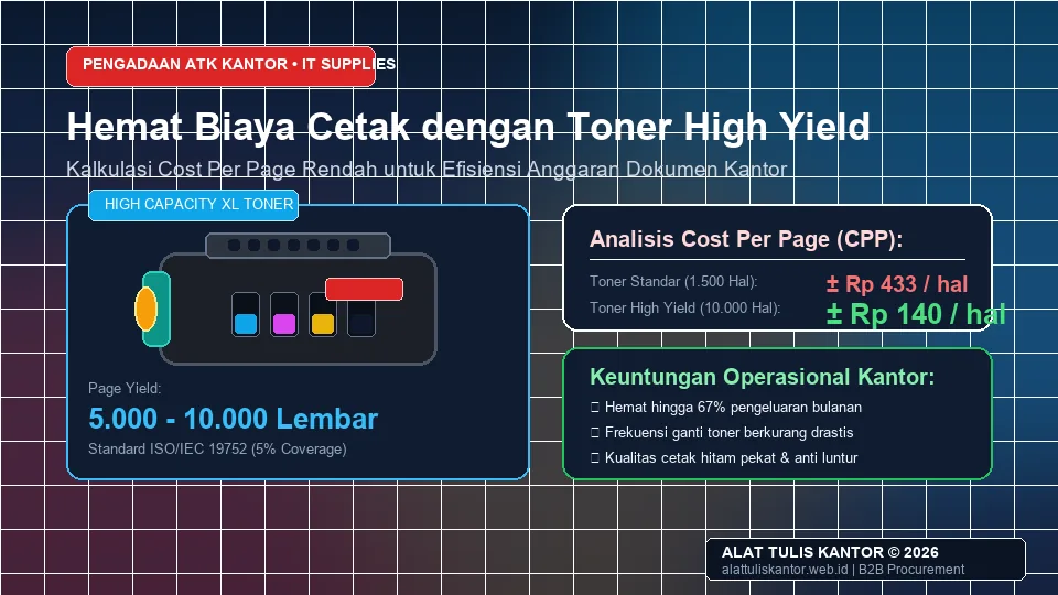 Hemat Biaya Cetak: Memilih Tinta Printer Laserjet dengan Page Yield Tinggi