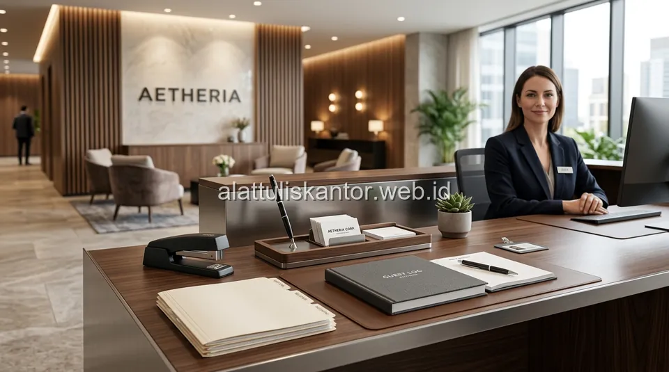 Kesan Pertama Kantor: Perlengkapan ATK Ruang Resepsionis yang Elegan