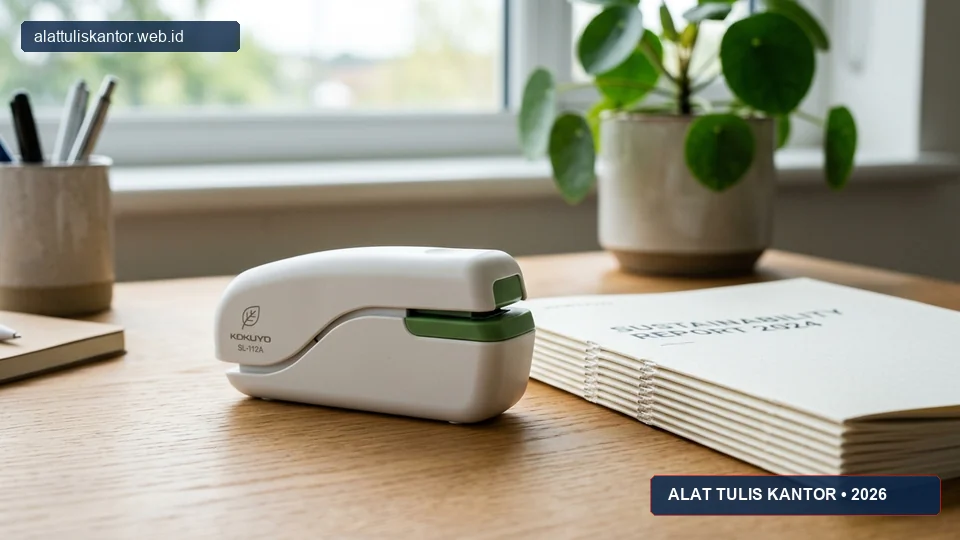 Mengenal Stapler Tanpa Isi (Stapleless): Solusi ATK Eco-Friendly