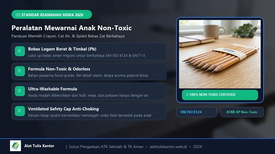 Menjaga Keamanan Siswa: Memilih Peralatan Mewarnai Anak Bebas Bahan Kimia