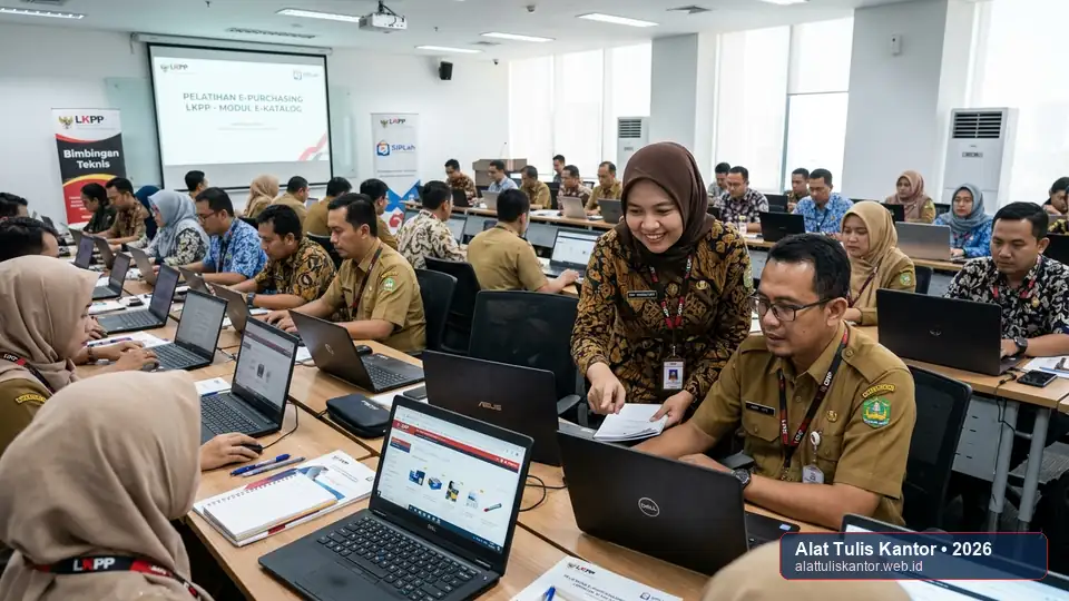 Pelatihan pejabat pengadaan dan bimbingan teknis e-purchasing LKPP instansi pemerintah