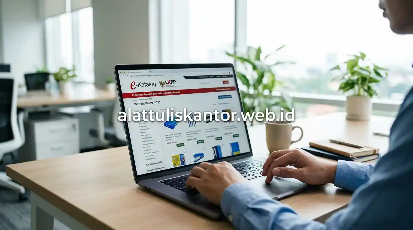 Cara Transaksi ATK E-Katalog LKPP