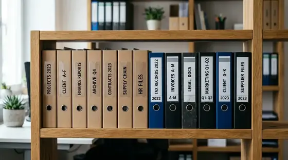 Map folder untuk filing dan arsip dokumen kantor